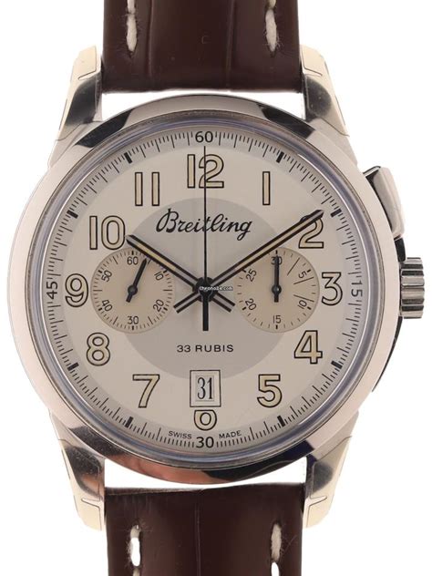 breitling transocean 33 rubis|Breitling Gents manual wind Wristwatch Chronograph .